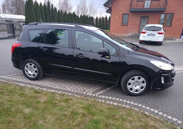 Peugeot 308 cena 9300 przebieg: 263222, rok produkcji 2009 z Sędziszów małe 154